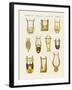 Musical Instruments of the Ancients -- Lyres and Zithers-null-Framed Giclee Print