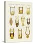 Musical Instruments of the Ancients -- Lyres and Zithers-null-Stretched Canvas