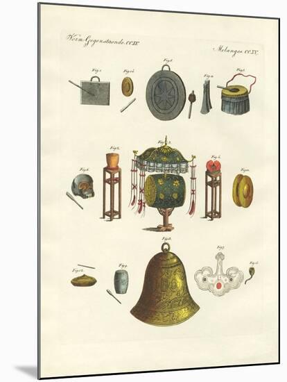 Musical Instruments of the Chinese-null-Mounted Giclee Print