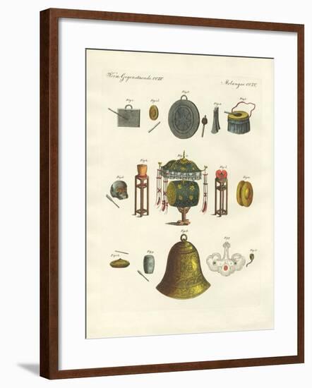 Musical Instruments of the Chinese-null-Framed Giclee Print