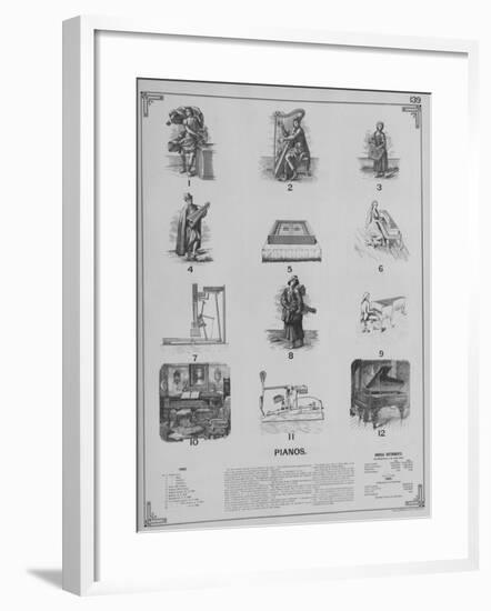 Musical Instruments - Pianos-null-Framed Giclee Print