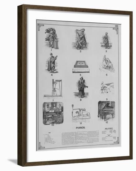 Musical Instruments - Pianos-null-Framed Giclee Print