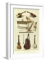 Musical Instruments-null-Framed Giclee Print