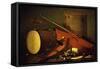 Musical Instruments-Henri Horace Roland De La Porte-Framed Stretched Canvas