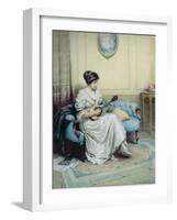 Musical Interlude, 1917-William Kay Blacklock-Framed Giclee Print