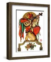 "Musical Jester,"December 26, 1931-Joseph Christian Leyendecker-Framed Giclee Print