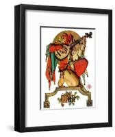 "Musical Jester,"December 26, 1931-Joseph Christian Leyendecker-Framed Giclee Print