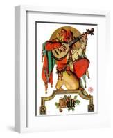 "Musical Jester,"December 26, 1931-Joseph Christian Leyendecker-Framed Giclee Print