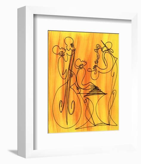 Musical Love-Sir Shadow-Framed Art Print