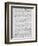 Musical Manuscript for Rigoletto-null-Framed Photographic Print