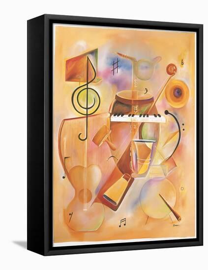 Musical Mix-Ikahl Beckford-Framed Stretched Canvas