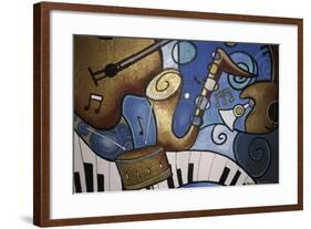 Musical Mural-Cherie Roe Dirksen-Framed Giclee Print