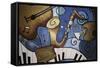 Musical Mural-Cherie Roe Dirksen-Framed Stretched Canvas