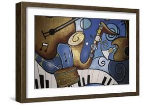 Musical Mural-Cherie Roe Dirksen-Framed Giclee Print