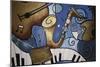 Musical Mural-Cherie Roe Dirksen-Mounted Giclee Print