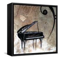 Musical Muse-Herb Dickinson-Framed Stretched Canvas