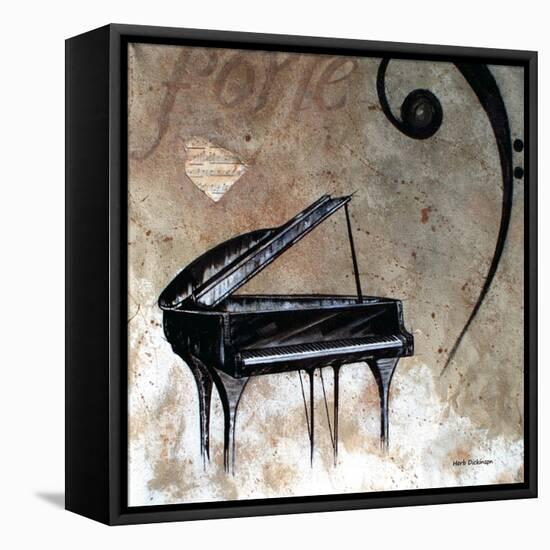 Musical Muse-Herb Dickinson-Framed Stretched Canvas