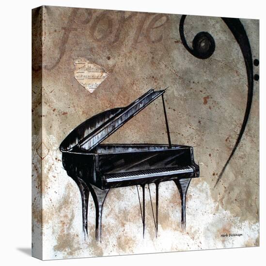 Musical Muse-Herb Dickinson-Stretched Canvas