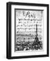 Musical Paris-Emily Navas-Framed Art Print