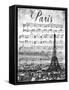 Musical Paris-Emily Navas-Framed Stretched Canvas