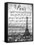 Musical Paris-Emily Navas-Framed Stretched Canvas