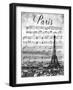 Musical Paris-Emily Navas-Framed Art Print