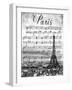 Musical Paris-Emily Navas-Framed Art Print