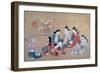 Musical Party, C1690-Hishikawa Moronobu-Framed Giclee Print