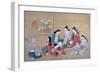 Musical Party, C1690-Hishikawa Moronobu-Framed Giclee Print