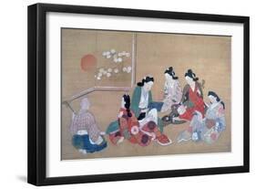 Musical Party, C1690-Hishikawa Moronobu-Framed Premium Giclee Print