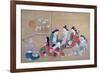 Musical Party, C1690-Hishikawa Moronobu-Framed Giclee Print