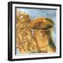 Musical Sax-Eva Watts-Framed Premium Giclee Print