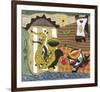 Musical Scene III-Olivier Klompkes-Framed Art Print