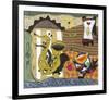 Musical Scene III-Olivier Klompkes-Framed Art Print