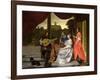 Musical Scene in Amsterdam-Pieter de Hooch-Framed Giclee Print