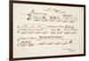 Musical Score for Le Tango, from Sports & Divertissements, Pub. 1914 (Pochoir Print)-Charles Martin-Framed Giclee Print