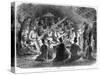 Musical Soiree in Laos, 1867-Louis Delaporte-Stretched Canvas