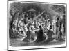 Musical Soiree in Laos, 1867-Louis Delaporte-Mounted Giclee Print