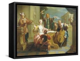 Musical Soiree-Etienne Jeaurat-Framed Stretched Canvas