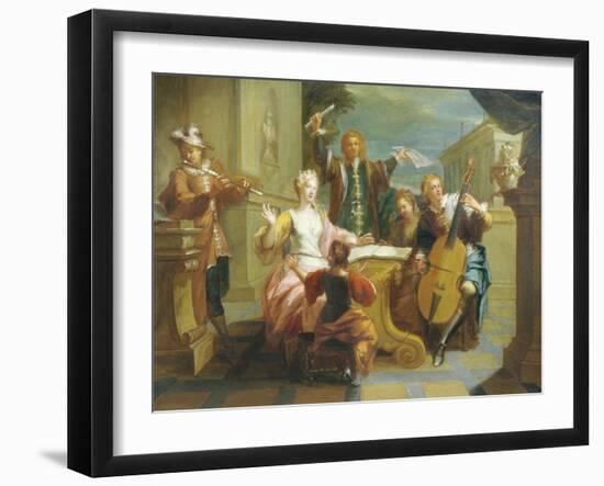 Musical Soiree-Etienne Jeaurat-Framed Giclee Print