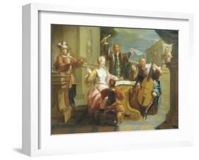 Musical Soiree-Etienne Jeaurat-Framed Giclee Print