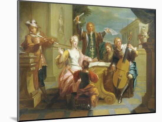 Musical Soiree-Etienne Jeaurat-Mounted Giclee Print