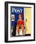 "Musical Sport," Saturday Evening Post Cover, November 14, 1942-Lonie Bee-Framed Giclee Print