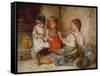 Musical Studies (Musikstudien) (Painting)-Hermann Kaulbach-Framed Stretched Canvas