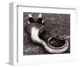 Musical Sun Shade-null-Framed Art Print