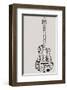 Musical Symbols & Notes Guitar-null-Framed Art Print