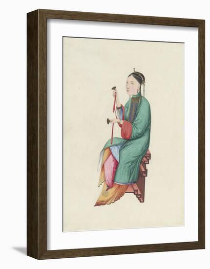 Musican II-Oriental School -Framed Premium Giclee Print
