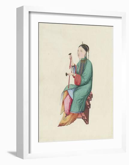 Musican II-Oriental School -Framed Premium Giclee Print