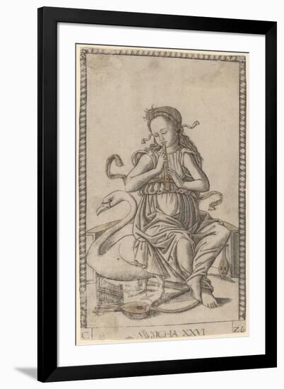 Musicha  c.1465-Master of the E-Series Tarocchi-Framed Giclee Print