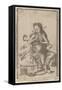 Musicha  c.1465-Master of the E-Series Tarocchi-Framed Stretched Canvas